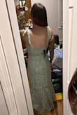 I so wanted to love this dress, but the top half did not fit my bust even when tying the straps tighter. The bottom half fit wonderfully, but my boobs would not be able to fill the space, and the lace on top felt even looser/stuck out further. The return process was very easy to navigate though - Jessica R.
