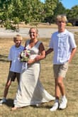 This dress was perfect for my small, backyard wedding. I wanted simple, comfortable, and a little casual for my day. This was everything and more. I received hundreds of compliments from my guests and people who viewed pictures I posted on social media.
I plan to shorten it next and continue to wear it as a regular dress now. - Melissa S.