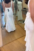 This dress exceeded expectations! The quality of the material is lovely. The only issue was with the zipper not being able to move it past the middle point- side zippers are tricky. We had the tailor fix this and slightly adjust the sleeves. In all, even with the cost of tailoring, this is value you cannot beat! - Cynthia S.