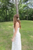 I tried this dress on, not expecting it to fit me well, as nothing ever does since I'm so short. When I slipped it on, I was so happy with the result. It fits perfectly! I wore this dress for my bridal shower and will be wearing it for my rehearsal dinner and on my honeymoon as well! - Kylie R.