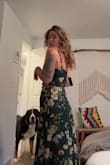 This dress is sooo flattering. Really love the cut and how it fits. I am not entirely sold on the print, but all in all, a great dress - Andrea O.