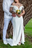 It fit great and is a really cute and flattering dress. I really liked it! People's reviews helped me choose this one, so I wanted to help someone else. Good luck dress hunting! - Hope H.