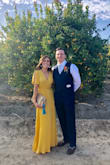 This dress is amazing! I wore it to my friend's outdoor wedding in southern California and received so many compliments. Once you figure out how it ties, it's not a problem. I ordered a small and I did have to get it hemmed since I'm so short but I paired it with brown wedges and it was perfect. - Emily G.
