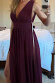 I normally wear a small, and the top felt too big, but the waist fit nicely. I think sizing down would be wise with this one. Beautiful and flowing and gorgeous color. - Cheryn M.