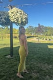 This dress was an absolute dream for the vineyard wedding I attended, elegant, comfortable, and full of compliments! I wore this stunning light green backless dress to a vineyard wedding, and it was absolutely perfect for the occasion. The color was fresh and elegant, blending beautifully with the garden setting. The backless design added just the right touch of drama while still feeling classy and comfortable. The fit was flattering and allowed me to move and dance with ease. Paired with neutral heels, the whole look felt effortless. - Courtney J.