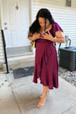 This dress is beautiful. It fits so nicely, I felt so confident and comfortable in it. - Stephany R.