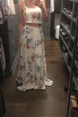 I'm 5'8 and it was still very long on me. If you wear with heals/wedges it'll be perfect ! Gorgeous dress - Jennifer H.