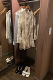 I absolutely loved this dress for my courthouse wedding! most people thought i had the dress handmade which is a huge compliment to the quality! perfect for a fall wedding. I bought an extra slip to wear underneath which helped with the thinner material to keep it a little more modest. - Cheyanne L.