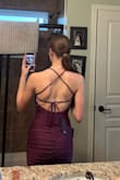 I love this dress so so much! The fabric is so smooth and comfortable and I love the way the back looks! - Maddie T.