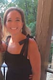 The dress is beautiful but simple. It fit perfectly. It is a heavier material, so it was very comfortable for the mountain wedding we were attending. - Kristy S.