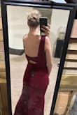I followed the size guide and got a M- dress was true to size and so flattering it was my second choice. - Riley P.