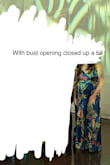 I had been eyeing this dress for a really long time and finally bought it. I used the fit checker to pick a size, and the large worked. As you can see, it was a bit open in the bust area, and I did have my seamstress close it up some. I think I tried my boomba inserts, but it made the sides pucker or something so I didn't actually use them for the event.

The material is nice and thick, almost a little heavy, but not too heavy for me.

I don't care for the waist strap detail because I don't like how the loops on the sides look, but I tucked them in under the strap.

And of course, I needed it hemmed since I'm on the shorter side

Overall, love it and highly recommend! - Amanda D.