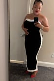 This look was a hit. I got SO many compliments. Very comfy stretchy material. No notes. I'm sure I'll get plenty of use out of this dress. - Ryen S.