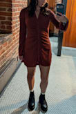 I purchased this dress because most of my dresses are too summery to wear now that it's officially fall, but it's still in the 80s where I live, so it's too hot for most fall fashion. This dress is perfect to wear out for fall activities! It's so comfy! - Kat T.