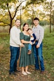 I bought this dress for family photos, and it was absolutely perfect.   I am always a Small in Lulus, and this dress was no different. I am a size 6, and this dress fit great.  The color is a dark green with a hint of slate or grey to it, but I would call it more green than grey.  I loved it, and definitely recommend - Lauren J.