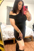 Decided to go to true to size, material is forgiving and not itchy, and not too short. Perfect length definitely a staple, also can transition to winter with nylons - Eva A.