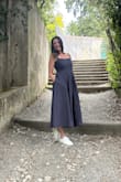 Got this to wear on my recent trip to Italy and it was perfect for a day exploring museums in Florence! Cool, comfortable, soft, and love that it has pockets!!! - Ashli C.