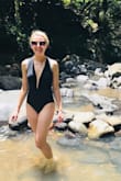 I really wanted a one piece bathing suit that didn't look like something my mom would wear. This is the perfect one piece that is still sexy. I thought a small would work but the bottom was tight in unflattering ways..medium fit perfectly though! Love this swimsuit! - Emily W.