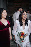Worn as a bridesmaid's dress and worked great:) Stretchy material and was not too long. - Stephanie J.