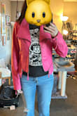 The good: This jacket is the same color as the picture, and it's gorgeous. The fabric feels good and looks good. The zippers and overall look do not feel or look cheap IMO. The bad: It is snug just as the others said. I was okay with that bc I wanted it as a cropped/fitted jacket, so I ordered the Large, knowing the XL is probably what would "fit." The large could zip if I really stressed into it, but I did not. 
What was weird was the sleeves! They're oddly wide and so long! They feel like they belong on a totally different jacket. I am tall, I am 5'9, so if they're so long for me, then most shorter than me would definitely notice. The coat would not be warm. This is a style layer, this is def not a coat layer. 5'9, 36C, 154lbs - Brittany R.