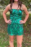This dress was so beautiful and high quality for such a decent price. The material pattern was gorgeous. My 17 year old looked stunning in it for her Homecoming Court/Dance. - Vicki W.