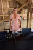 Beautiful dress, I got a lot of compliments on it. It fit my body a little tight, but my breast a little loose, and it was very low cut in the front had to put a pin in it. But I got a lot of compliments on it, and it was very pretty on me. - Mary H.