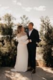 I wore this dress for my courthouse wedding. I usually fit in a size large, but I got XL & it fit perfect. Would recommend sizing up. I got so many compliments on my wedding dress. It's very comfortable & modest. LOVE the long sleeves. - Candice B.