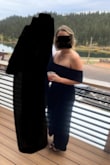 I loved this dress! I am curvy and it fit perfect. It was very comfortable, perfect for the fall wedding I went to. Highly recommend. - Jena M.