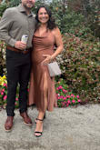 This dress was absolutely perfect! I am 15 weeks pregnant and it fit perfectly with even a little bit of wiggle room up top! I ordered a small. I received so many compliments on this dress! It was extremely comfortable and I felt so pretty and confident in it! - Clair M.