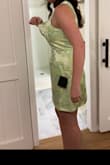 I'm a 36C, and the straps were falling down on their own free will and had so much extra space on the chest part. The bottom fit great, and it felt very high quality. If I were able, I would've exchanged this for a small to try to fix the issue. - Aubrey R.