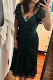 If you're a size 26 5'2, medium will not look good, small is best. - Diana M.