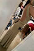 I go to formal events all the time and this is absolutely my favourite dress I have EVER purchased. The measurements were very true to the size chart. I got a size small and measure all the size small measurements besides an inch over in my waist, where it was slightly tight but the material was pretty stretchy so it was fine! I love this dress because you can wear it so many different ways and I love the low front-backless look. My absolute favourite thing about the dress that it was long enough for me because I am so tall, it is sometimes an issue finding a dress that is long enough but because you tie the top on your own, you can adjust how low/high you want the bottom of the dress to sit by simply pulling the waist up or down before fixing the top portion how you want it. Would recommend and will definitely wear again! - Jamie L.