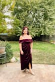 I absolutely love this dress. I bought pitcher my anniversary and felt spectacular. It's soft and comfortable as well. - Amy N.