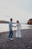 I needed a dress that was flowy but also elegant, and this was exactly it!! It was perfect for my wedding photoshoot! This dress is adjustable because of the tie on the side, so it fits perfectly! 10/10 - BRENNA H.
