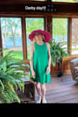 I love this dress. The material is thick and well made. I wore it for a derby party with a cute pink hat. I have worn it out to dinner with friends. This dress has become a summer go to. - Erika M.