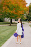 I love this dress!! the bow is so elegant and looked beautiful for my grad photos! - Riley R.