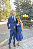 This dress is gorgeous, and the material is thicker than you would assume from the photos. Impressed with the quality!  I'm very much pear-shaped, so while the small would not be flattering, the top was too large. It ended up opening and being very loose. I couldn't find fashion tape anywhere, so this was an issue in trying to dance at the wedding. - Patricia K.