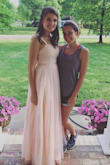 I wore this for prom, and it was amazing. such a classic, timeless look, and it's great quality. it doesn't feel cheap at all. the waistline is very flattering as well. - Kathryn H.