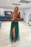 If you want to feel like the true feminine goddess that you are, then buy this dress! It is long, so if under 5'9", you will need it altered. I had so many compliments. - Jessica S.