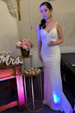 Great fabric, formal, fits well, comfortable. - Juliana M.