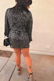 I LOVED this dress! It is so comfortable and very flattering. I did not need to wear a bra (HUGE plus) & I have big boobs 38DDD
The only downfall is the dress sheds; I had to keep it in the shipping packaging until I wore it. I also did not wear the belt that it came with - It looked better without it! - Victoria Z.