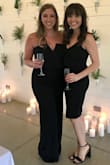 This jumpsuit made the PERFECT wedding outfit for a formal wedding in the spring. Not only did it flatter my curves but also made my waist look small by complementing me in the right area. The legs are a little long/wide but didn't even matter with the right choice of heels. Definitely couldn't have worn - Erin J.