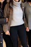 This is my favorite sweater. Its really soft, loose fitting, and the neck is really thick and long, folds into 3 layers which is more than most turtle necks but keeps me really warm so I like it. - Kareema N.