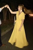 I really liked the way it looked for the wedding I went to! Being tall, it hit the ground perfectly with flats.
Negatives: It was slightly on the see-through side, so wear nude undies. When I tried to wash it (not dry, just wash) it shrunk a bunch, so I can't wear it anymore :( - Madalyn J.