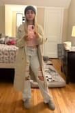 Moved to a colder state and needed something warm, versatile and cute! It's super comfy and soft, definitely runs large, wish it had and option to button and a belt! Still 5 stars! - Mariya-Khristina S.