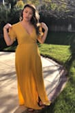 Love this dress! Was worried my height would make it seem like I was drowning in material, but it was beautiful and fit in all the right areas! Would highly recommend. - Alyssa P.