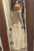 Pros: the lace is beautiful, and material is good. Fits perfectly 

Cons: Slightly see through, and you won't be able to lift your arms at all

The material is light - Victoria M.