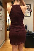 Very cute and I loved the chunkier lace! But with my hourglass shape, it fit my hips well but there was a little too much fabric at my waist  which made the dress not so flattering, so I'll be returning it. Darn! - Haley F.