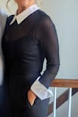 I purchased this blouse and received lots of compliments.   I saw it on an influencer and loved it.  I'm 55 years old and feel confident in it 
Thank you, Lulus - Cathy H.