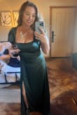 This dress was the talk of the wedding.The Cole was gorgeous.The fit was good just a little loose in the bust area.I had to iron it because it was too thick to steam but that means the material was of quality so it was nice and thick.I would choose this dress again and again - Deidre T.
